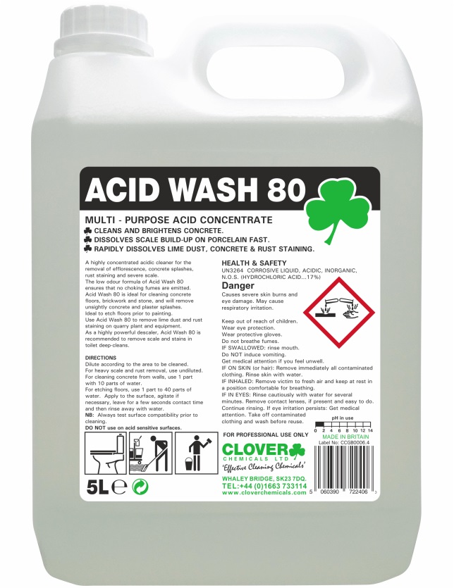 CONCRETE & MASONARY CLEANER 5 LITRE